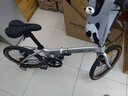 京东京造 F8折叠自行车禧玛诺7速铝合金20英寸成年人学生通勤单车时空银 实拍图