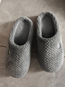 京东京造【厚底防滑】棉拖鞋男秋冬拖鞋室内居家毛拖保暖半包深灰色44-45 实拍图