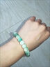 芯奢正宗菩提根手串男士烟青绿飘花手链女士菩提根学生版饰品文玩佛珠 渐变绿手串嫩绿手串10MM 实拍图