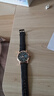 【网红爆款】商务腕表石英运动表休闲皮带男女手表 黑色 实拍图