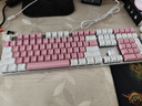 达尔优（dareu）EK815机械合金键盘 有线键盘 笔记本电脑电竞游戏键盘 男生女生 108键  樱花粉 黑轴 实拍图