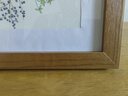 金隆兴A4实木相框摆台挂墙画框空框装裱照片字画拼图相框执照框柚木色 实拍图