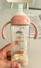 倍立欣直饮吸管奶瓶一岁以上2岁3岁-6岁宝宝ppsu防摔防漏喝奶喝水学饮杯 粉色 330ml 【2吸嘴+1直管+2刷】 实拍图