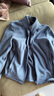 1号会员店（One's Member）立领双面奥粒绒摇粒绒抗静电保暖柔软外套 浅蓝色厚款 L(175) 实拍图
