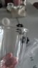 洁日邦航空杯一次性硬塑杯子300ml*50只直筒茶杯透明加厚家用水晶太空杯 实拍图