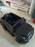 福儿宝奔驰授权大G儿童电动车玩具车可坐人四轮带遥控越野小孩宝宝送礼 四驱黑+减震器+后备箱+皮座+软胎 实拍图