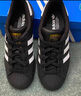 阿迪达斯 （adidas）adidas三叶草贝壳头SUPERSTARII男女休闲鞋 JI0079 43码 实拍图