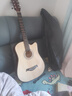 相思鸟 民谣吉他38寸初学者入门男女吉他乐器 亮光原木色 实拍图