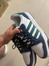 adidas ENTRAP美式校园风运动少年感复古篮球风板鞋男女阿迪达斯   白色/绿色/蓝色   36 实拍图