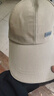 【热巴同款】加大棒球帽帽子男女大头围显脸小春夏字母百搭棒球帽 侧标-米色 实拍图