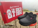 足力健老人鞋加绒羊毛靴中老年保暖雪地靴棉鞋冬季女鞋 8689K黑色女款40 实拍图