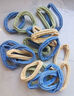 海盐蓝发绳发绳发圈头绳简约扎高马尾皮筋少女可爱头饰无缝高弹力 10根（opp袋包装）【颜色随机】 实拍图