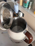 美的（Midea）艺术家电热水壶  烧水壶自动断电保温一体  1.6L大容量电热水壶 316L不锈钢恒温壶 精准控温 63-Q 实拍图