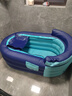 西哈泳士充气浴缸泡澡桶成人家用全身儿童大人汗蒸保温折叠洗澡浴桶浴盆 1.4米3层【基础包】有线 实拍图