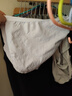 京东京造【纯棉系列】女式内裤10A级抗菌三角内裤女中腰大码女式内裤L 实拍图