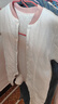 婧麒（JOYNCLEON）婴儿连体衣新生儿衣服秋冬保暖夹棉哈衣满月宝宝内衣纯棉连体衣 小树粉【优选精梳棉】 66cm 实拍图