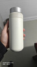 京东京造 咔哒保温杯 茶水分离Tritan杯口三段式男士女316L不锈钢 白400ml 实拍图