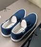 回力一脚蹬男鞋老北京布鞋子男士秋冬季帆布鞋男运动休闲懒人工作板鞋 藏青903 42 实拍图