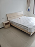 全友家居 双人大床家用高脚床板式床现代简约原木风主卧室床1.8x2米 实拍图