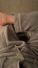 猫人男士睡衣男【冬季加厚珊瑚绒】长袖开衫加绒保暖家居服可外穿灰色 实拍图