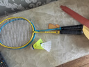 得力(deli) 儿童羽毛球拍耐磨高弹初学亲子送2羽球 娱乐玩具羽拍 实拍图