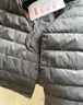 鸭鸭（YAYA）佟丽娅同款轻薄羽绒服女新款冬季短款圆领内胆修身时尚薄外套男 黑色【女款无领】 3XL 【建议140-155斤】 实拍图