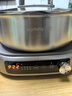 九阳（Joyoung）0涂层IH秒涮电火锅火锅专用锅电锅家用4-8人分体式可拆洗多功能电蒸锅不锈钢电煮锅6L火锅锅GN12 实拍图