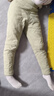 浪莎（LangSha）儿童保暖裤冬季男女童加绒加厚秋裤中大男女孩校服神器内穿打底裤 豆绿爱心 150 建议身高140-150cm 实拍图
