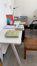 华舟实木书桌简约小户型家用写字桌台式电脑桌卧室学习桌 0.8米白色 实拍图