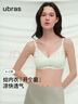 ubras虞书欣同款无尺码透气轻纱小胸显大无钢圈聚拢文胸罩内衣女 黑色 均码 经典版(100-130斤)A-C杯 实拍图