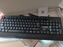 联想生态品牌异能者 有线键盘 商务办公键盘 台式机/小新笔记本适用 防泼溅 手托键盘有线  黑色 实拍图