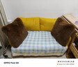 宜家（IKEA）FRIDHULT弗里德胡特沙发床伸缩双人小户型客厅沙发床简易 沙发床斯科特伯 黄色 实拍图