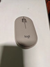 罗技（Logitech）时尚系列 PEBBLE鼠标 无线蓝牙鼠标 办公静音鼠标 女性鼠标对称鼠标 鹅卵石造型 玫瑰粉 实拍图
