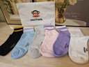 大嘴猴（paul frank）袜子女秋冬【100%纯棉+10A抗菌】防臭吸汗抗起球休闲棉袜6双装 实拍图