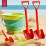 妈宝孖宝沙滩挖沙铲子工具儿童大号3-6-12岁套装赶海边折叠水桶小男孩玩具 实拍图