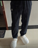 匹克针织运动裤男冬季跑步加绒梭织长裤休闲裤运动服男直筒裤束脚裤子 【秋冬加绒直筒裤4011】黑色 4XL (195) 实拍图
