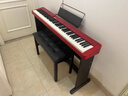 卡西欧（CASIO）电钢琴便携PX-S1100/PXS3100重锤88键智能触屏火星红成人专业考级 PXS1100红+定制一体木架三踏 实拍图