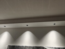 雷士（NVC）LED射灯客厅过道背景嵌入式洗墙小山丘铝材7瓦暖白黑杯【莲华】 实拍图
