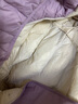 笛莎（DEESHA）童装女童轻薄羽绒服2025秋冬新款女宝宝短款三防轻盈保暖外套 雾紫 150 【充绒量：63.2g】 实拍图