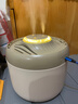【金榜推荐】4L大容量加湿器家用大雾量 便携式上加水卧室婴儿轻音床头轻音空气加湿器办公室桌面 客厅加湿器-插电款【上加水设计+10根棉棒替用芯】 实拍图