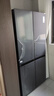 美的（Midea）熊墩墩601双系统纯平全嵌净味除菌十字四开门一级无霜家用电冰箱BCD-601WUSPZM(E)海贝黛 实拍图