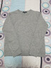 优衣库女装羊绒圆领针织衫/长袖毛衣毛衫25秋冬新款479160 03 灰色 M /160/84A 实拍图