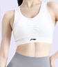 李宁（LI-NING）运动内衣女瑜伽健身文胸中高强度支撑速干透气背心跑步 白色M 实拍图