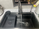 好太太家宝系列厨房水槽小米粒大单槽多功能洗碗洗菜一体盆304不锈钢洗菜池 75*45 【5.0加厚】纳米抗菌 实拍图