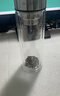 富光玻璃杯双层带茶隔大容量水杯 高档商务泡茶杯 高硼硅杯子500ml 实拍图