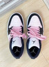 耐克（NIKE）球鞋定制JordanAJ1GS雾野樱花黑粉女款复古篮球鞋新年礼物 DC0774-101(Team17-雾野樱花S-B 36 _鉴别，假一赔三 实拍图