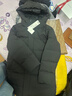 优衣库童装男童女童高级保暖羽绒大衣外套长款羽绒服25新款478153 09 黑色 160 实拍图