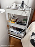 宜家（IKEA）拉斯克家居小推车三层置物架移动茶水桌客厅咖啡桌厨房储物收纳架 【升级款】白色小号 28*38*61cm 实拍图