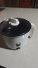 电煮锅小电锅电锅一体多功能锅宿舍用1-2人煮面锅 不粘内胆锅1.4L+不锈钢蒸笼 实拍图