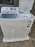 海尔（Haier）双桶洗衣机半自动 家用大件洗 12公斤大容量 一级能效省水电 以旧换新 双缸 原厂品质XPB120-81D2 实拍图